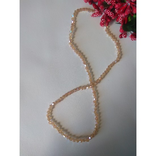 Бусины стеклянные Биконе 3 мм №9В, цена за 50 шт